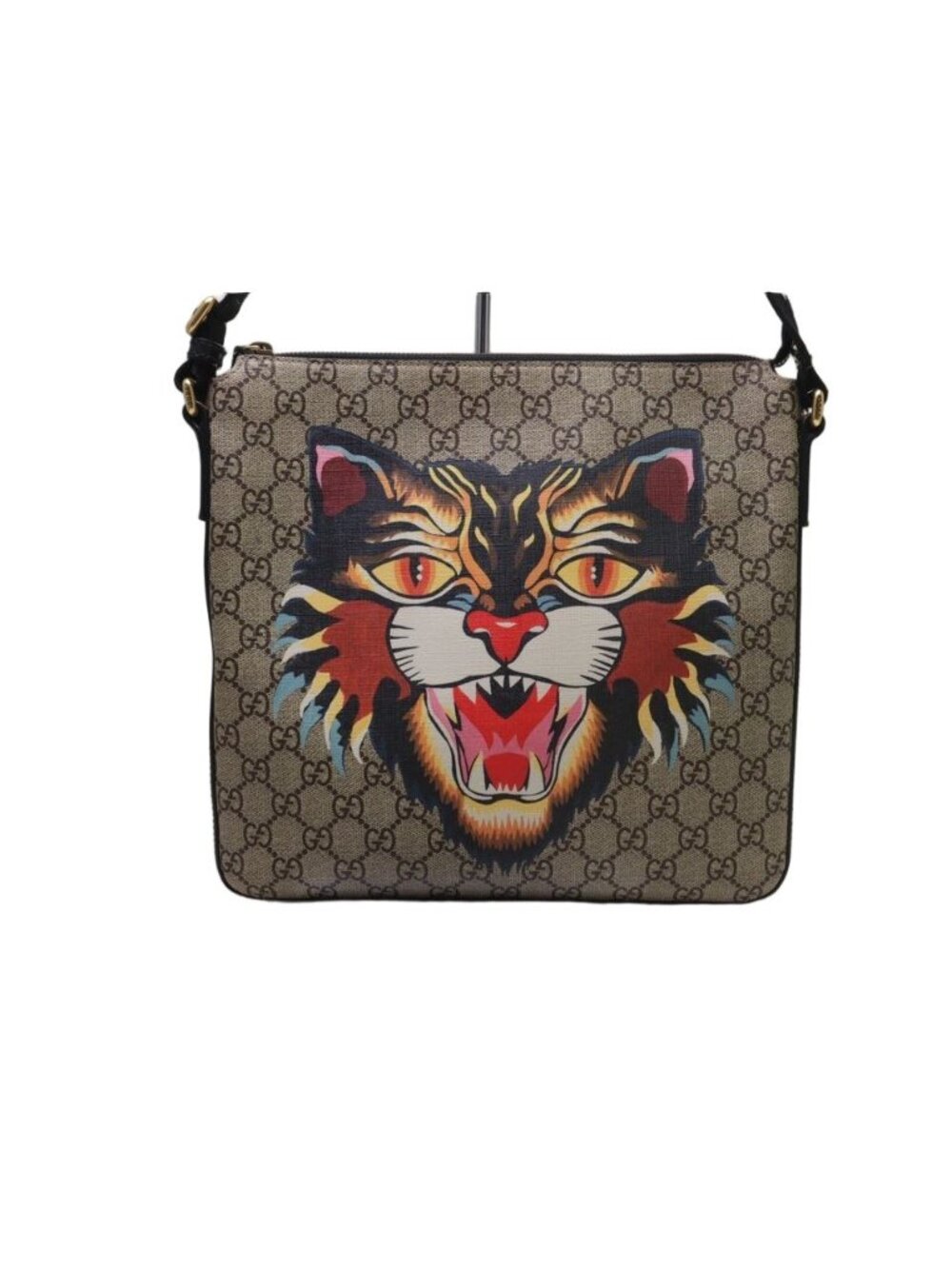 Gucci GG Supreme Angry Cat Shoulder Bag
